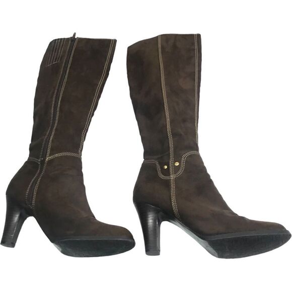 Unisa Brown Suede Boots - Picture 6 of 15